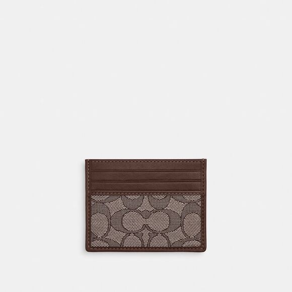 COACH Other - NWT Coach Outlet Slim Id Card Case In Signature Jacquard